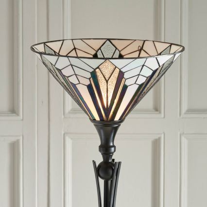 Endon 63933 - Lampada da terra Tiffany ASTORIA 1xE27/60W/230V Ø 40 cm