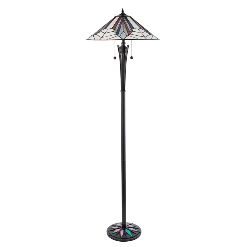 Endon 63934 - Lampada con piedistallo ASTORIA 2xE27/60W/230V diametro 48 cm