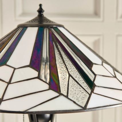 Endon 63934 - Lampada con piedistallo ASTORIA 2xE27/60W/230V diametro 48 cm