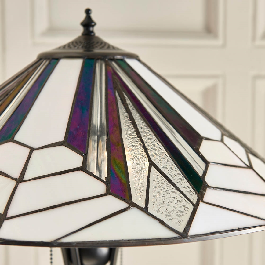 Endon 63934 - Lampada con piedistallo ASTORIA 2xE27/60W/230V diametro 48 cm