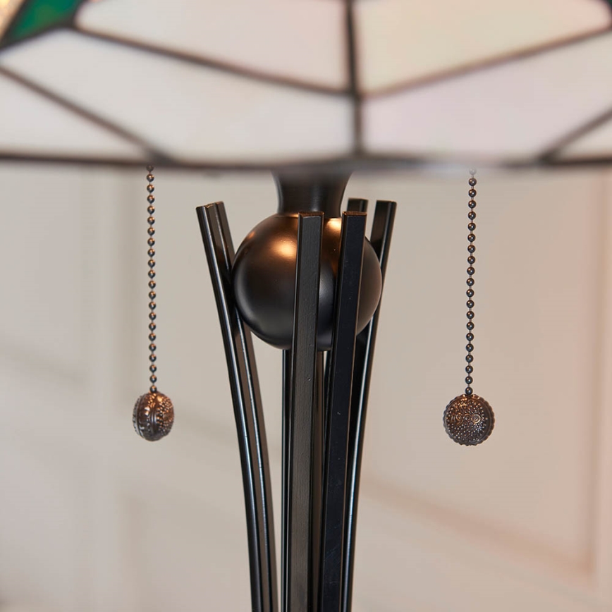 Endon 63934 - Lampada con piedistallo ASTORIA 2xE27/60W/230V diametro 48 cm
