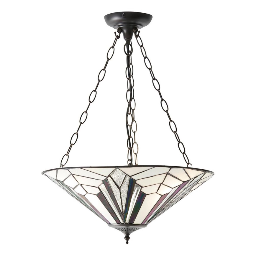 Endon 63936 - Lampadario a sospensione con catena ASTORIA 3xE27/60W/230V diametro 48 cm
