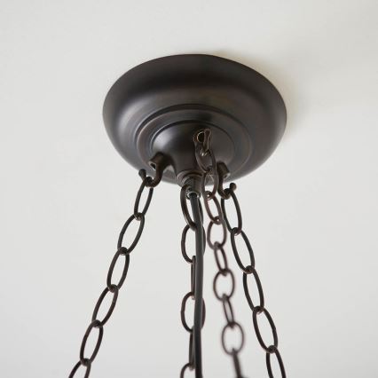 Endon 63936 - Lampadario a sospensione con catena ASTORIA 3xE27/60W/230V diametro 48 cm