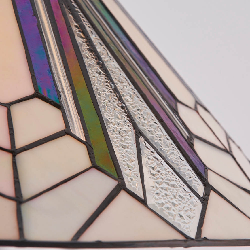 Endon 63937 - Lampadario a catena Tiffany ASTORIA 1xE27/60W/230V Ø 40 cm