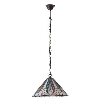 Endon 63937 - Lampadario a sospensione con catena ASTORIA 1xE27/60W/230V diametro 40 cm