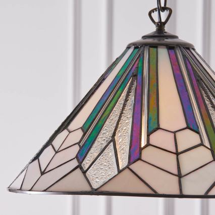 Endon 63937 - Lampadario a sospensione con catena ASTORIA 1xE27/60W/230V diametro 40 cm