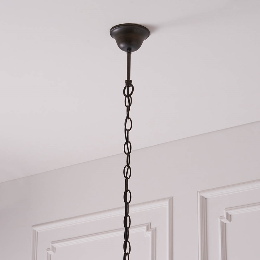 Endon 63937 - Lampadario a sospensione con catena ASTORIA 1xE27/60W/230V diametro 40 cm