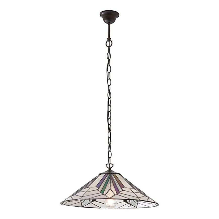 Endon 63938 - Lampadario a sospensione con catena ASTORIA 1xE27/60W/230V diametro 48 cm