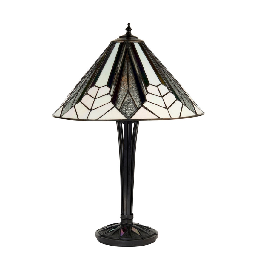 Endon 63939 - Lampada da tavolo Tiffany ASTORIA, 2xE27/60W/230V, Ø 40 cm