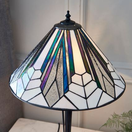 Endon 63939 - Lampada da tavolo Tiffany ASTORIA, 2xE27/60W/230V, Ø 40 cm