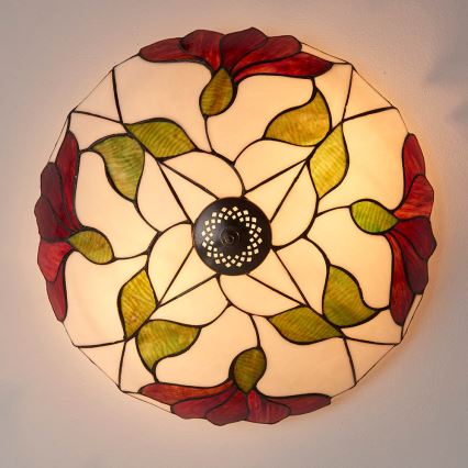 Endon 63960 - Plafoniera BOTANICA 2xE27/60W/230V Ø 45 cm