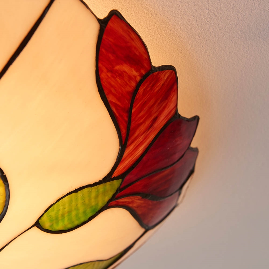 Endon 63960 - Plafoniera Tiffany BOTANICA 2xE27/60W/230V Ø 45 cm