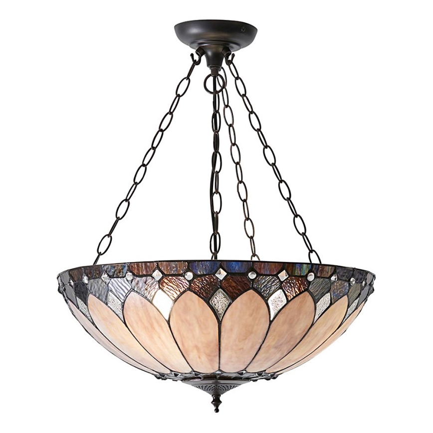 Endon 63976 - Lampadario a catena BROOKLYN 3xE27/60W/230V diam. 50 cm