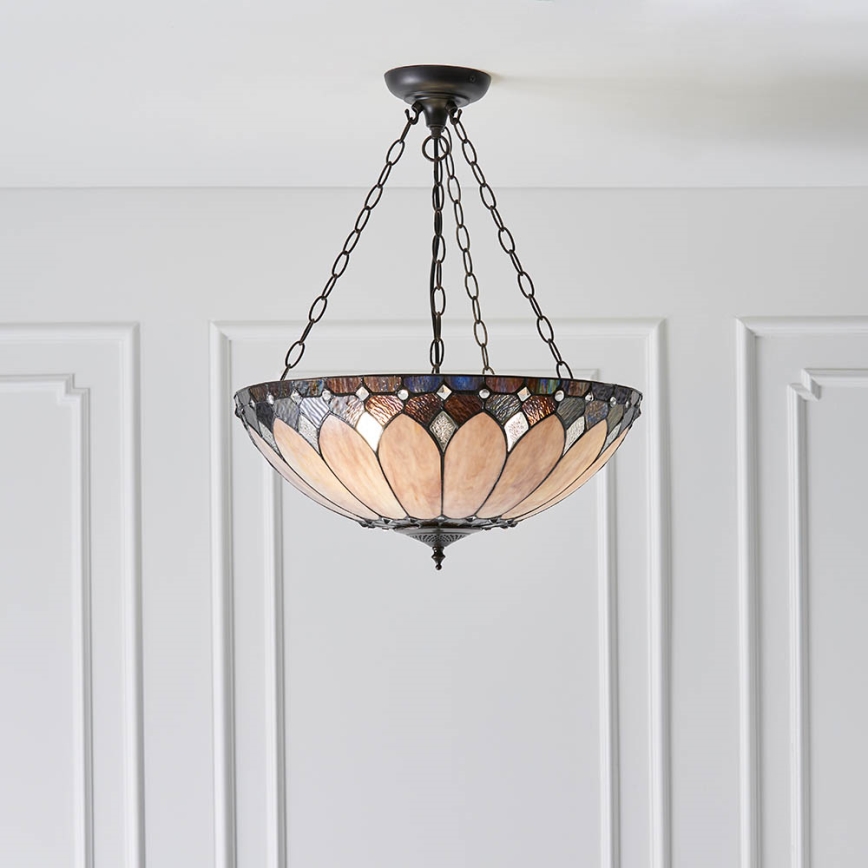 Endon 63976 - Lampadario a catena BROOKLYN 3xE27/60W/230V diam. 50 cm