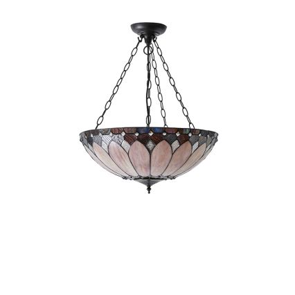 Endon 63976 - Lampadario a catena BROOKLYN 3xE27/60W/230V diam. 50 cm