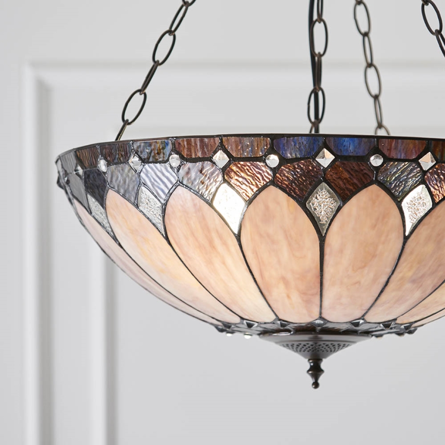 Endon 63976 - Lampadario a catena BROOKLYN 3xE27/60W/230V diam. 50 cm