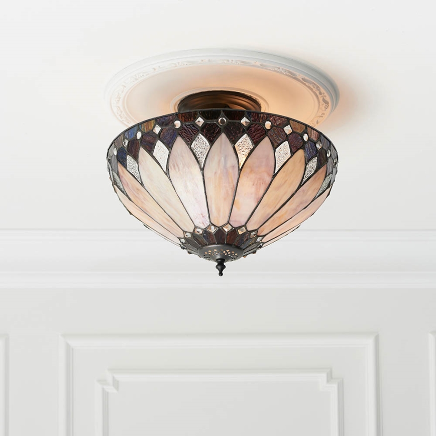 Endon 63978 - Lampadario a plafone BROOKLYN 3xE27/60W/230V diametro 40 cm