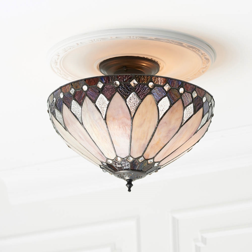 Endon 63978 - Lampadario a plafone BROOKLYN 3xE27/60W/230V diametro 40 cm