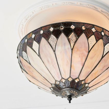 Endon 63978 - Lampadario a plafone BROOKLYN 3xE27/60W/230V diametro 40 cm