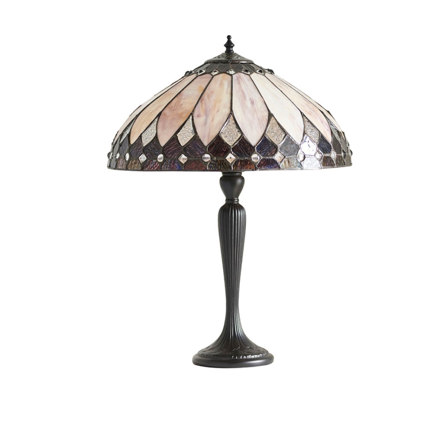 Endon 63982 - Lampada da tavolo BROOKLYN 1xE27/60W/230V Ø 40 cm
