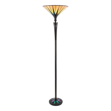 Endon 64042 - Lampada da terra Tiffany DARK STAR 1xE27/60W/230V Ø 42 cm