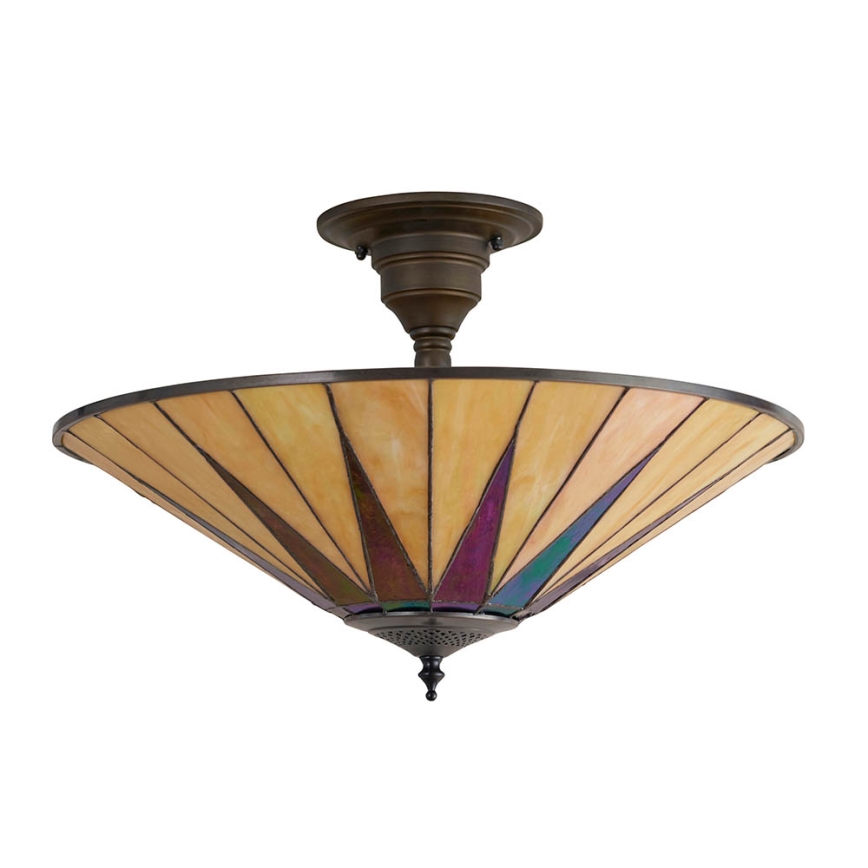 Endon 64043 - Lampadario a plafone DARK STAR 3xE27/60W/230V diametro 49 cm