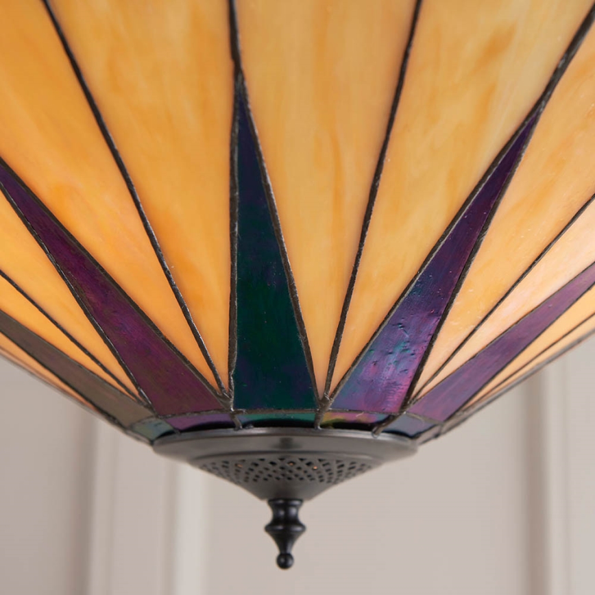 Endon 64043 - Lampadario a plafone DARK STAR 3xE27/60W/230V diametro 49 cm