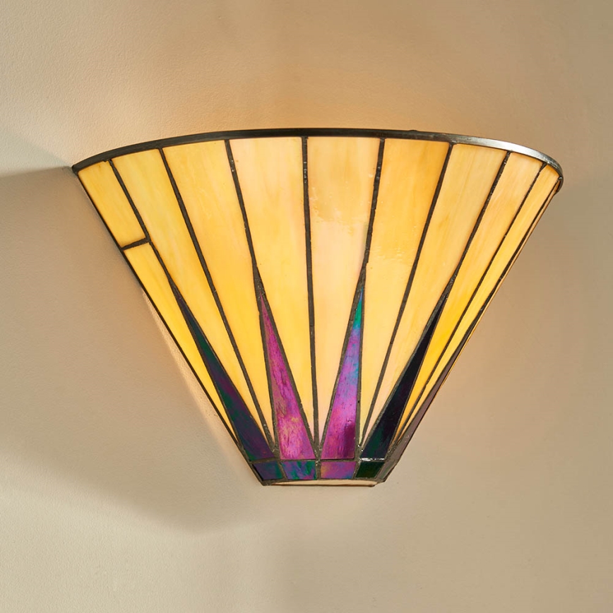 Endon 64046 - Applique da parete Tiffany DARK STAR 1xE14/40W/230V