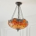 Endon 64076 - Lampadario a catena Tiffany DRAGONFLY 3xE27/60W/230V Ø 41 cm