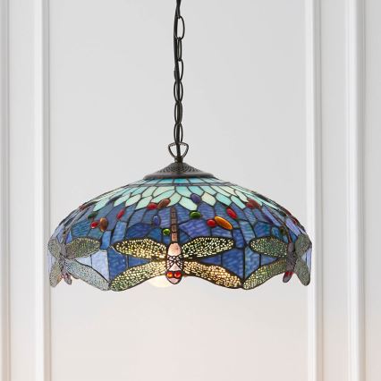 Endon 64080 - Lampadario a catena DRAGONFLY 3xE27/60W/230V Ø 41 cm