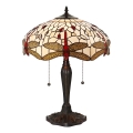 Endon 64085 - Lampada da tavolo LIBELLULA 2xE27/60W/230V diametro 41 cm