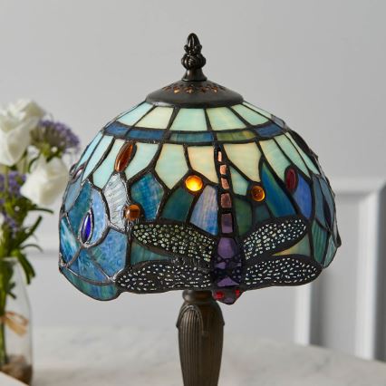 Endon 64088 - Lampada da tavolo LIBELLULA 1xE14/40W/230V diametro 20 cm