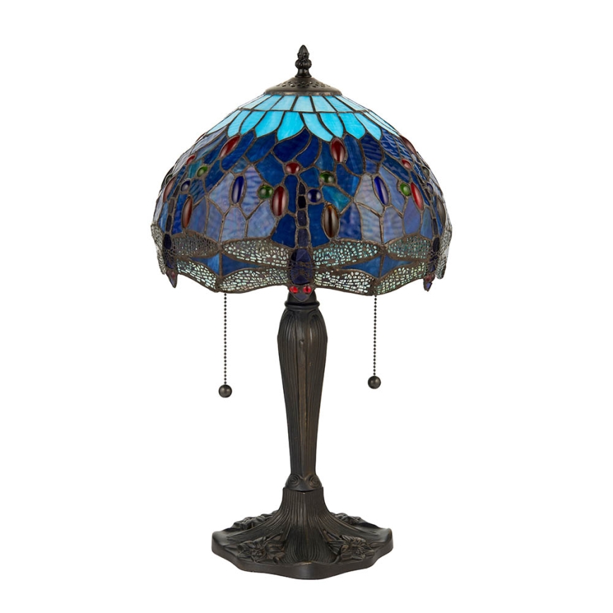 Endon 64090 - Lampada da tavolo DRAGONFLY 2xE27/60W/230V, Ø 30 cm