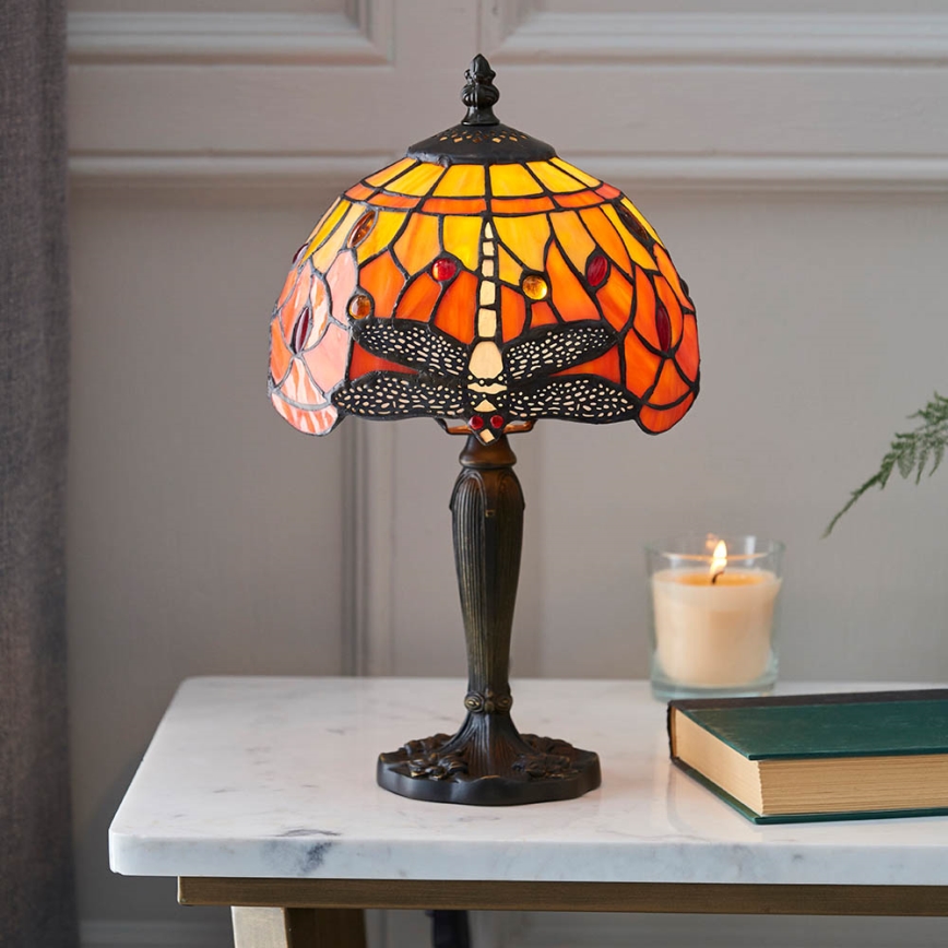 Endon 64091 - Lampada da tavolo LIBELLULA 1xE14/40W/230V diametro 20 cm