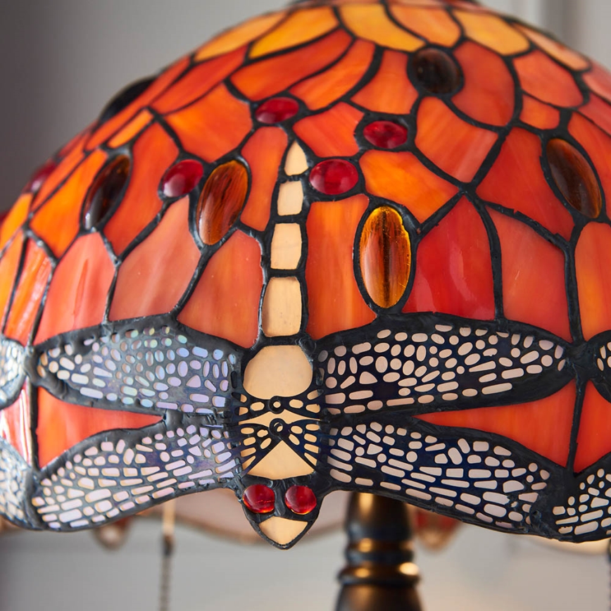 Endon 64092 - Lampada da tavolo DRAGONFLY 2xE27/60W/230V Ø 30 cm
