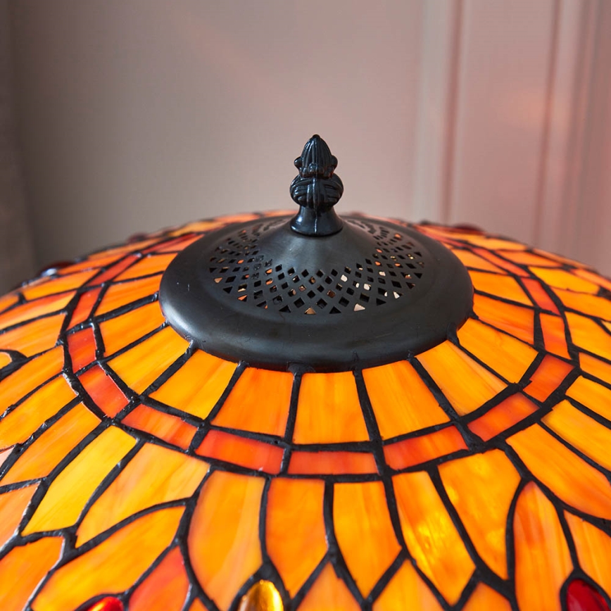 Endon 64093 - Lampada da tavolo DRAGONFLY 2xE27/60W/230V Ø 41 cm