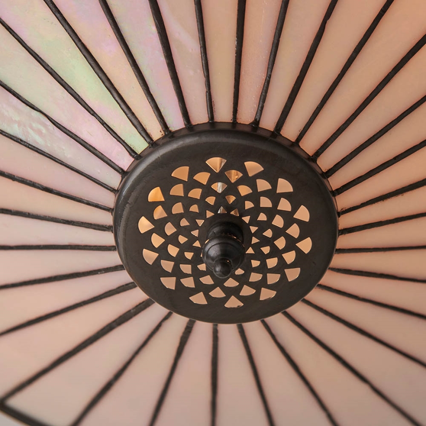 Endon 64145 - Plafoniera Tiffany FARGO 2xE27/60W/230V Ø 41,5 cm