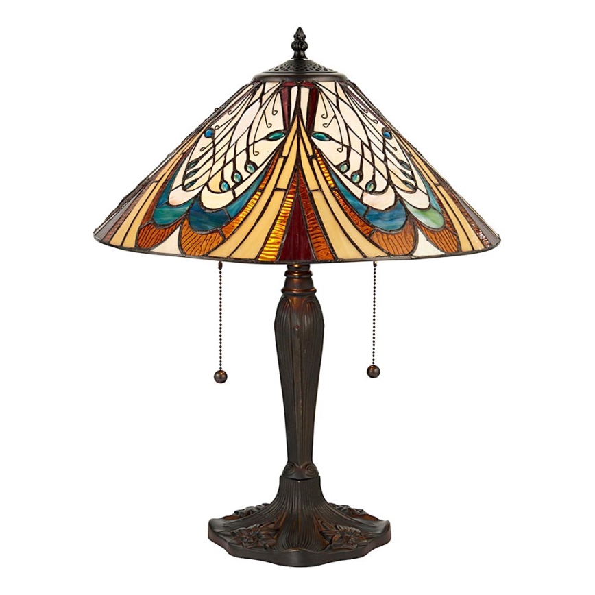 Endon 64163 - Lampada da tavolo HECTOR 2xE27/60W/230V diam. 40 cm