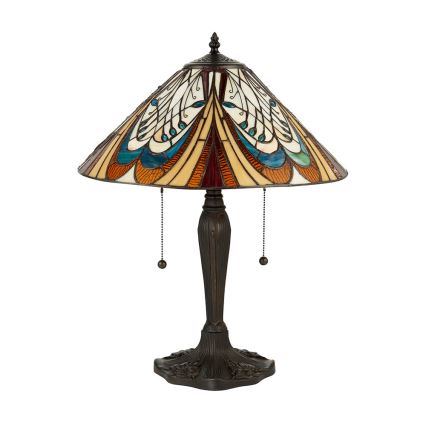 Endon 64163 - Lampada da tavolo HECTOR 2xE27/60W/230V diam. 40 cm