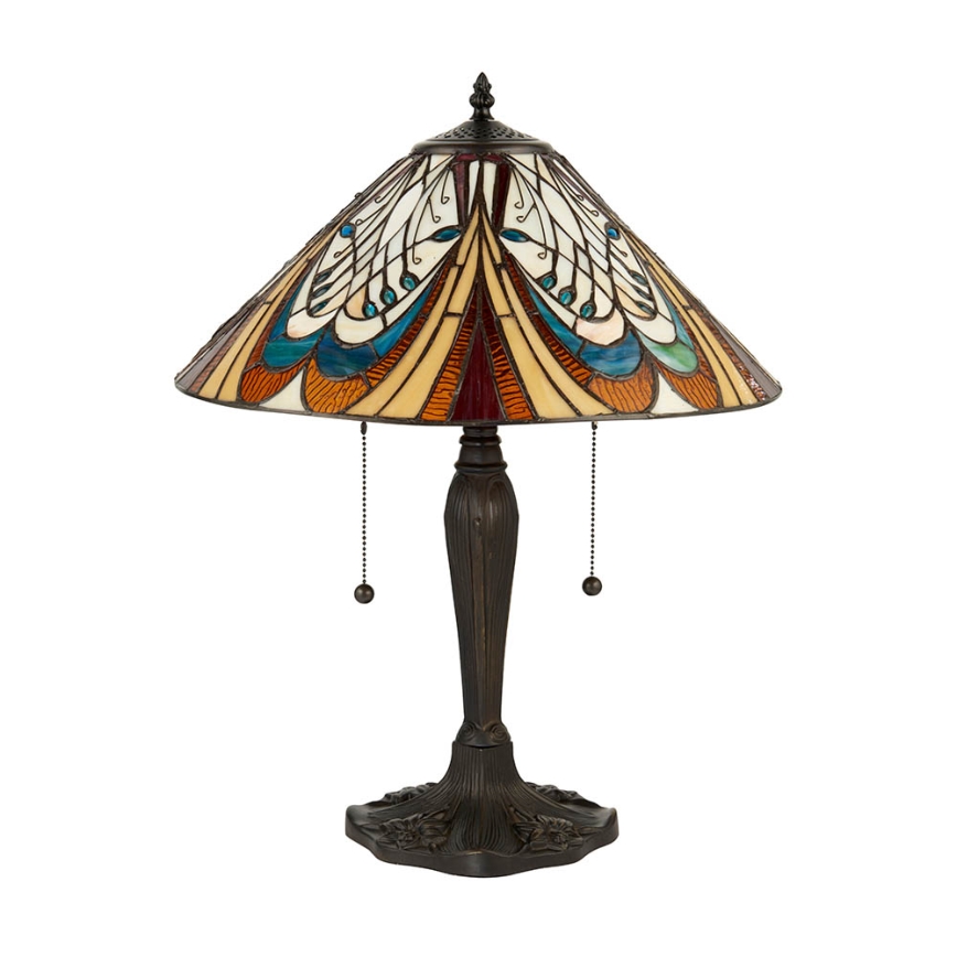 Endon 64163 - Lampada da tavolo HECTOR 2xE27/60W/230V diam. 40 cm