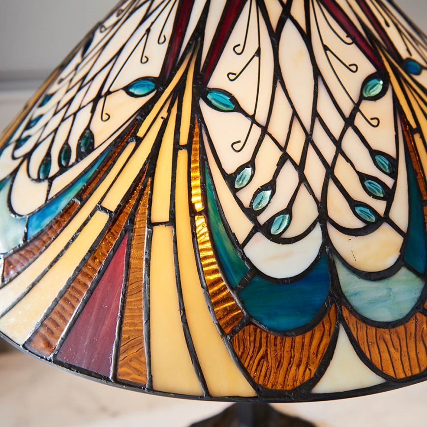 Endon 64163 - Lampada da tavolo HECTOR 2xE27/60W/230V diam. 40 cm