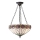 Endon 64175 - Lampadario a catena in stile Tiffany HUTCHINSON 3xE27/60W/230V Ø 40 cm