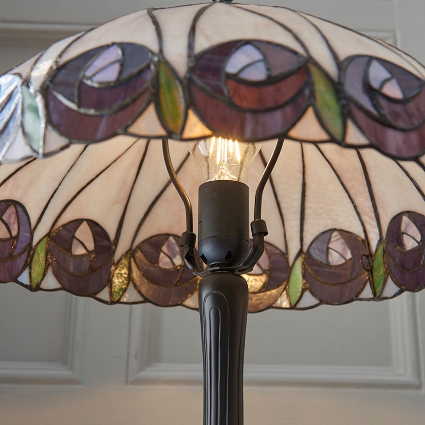Endon 64177 - Lampada da tavolo HUTCHINSON 1xE27/60W/230V diametro 40 cm