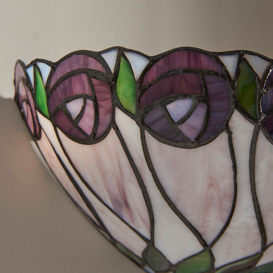 Endon 64178 - Applique da parete in stile Tiffany HUTCHINSON 1xE14/40W/230V