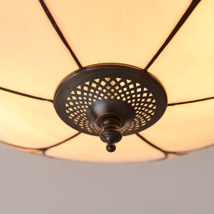 Endon 64182 - Plafoniera Tiffany INGRAM 2xE27/60W/230V Ø 45 cm