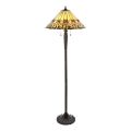Endon 64192 - Lampada da terra in stile Tiffany JAMELIA 2xE27/60W/230V Ø 50 cm