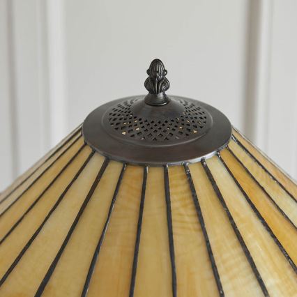 Endon 64192 - Lampada da terra in stile Tiffany JAMELIA 2xE27/60W/230V Ø 50 cm