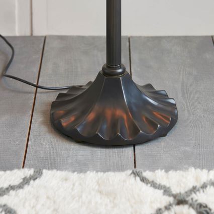 Endon 64192 - Lampada da terra JAMELIA 2xE27/60W/230V Ø 50 cm