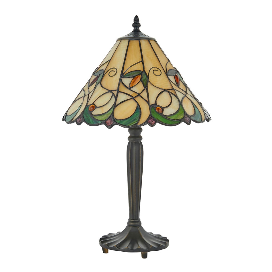 Endon 64195 - Lampada da tavolo Tiffany JAMELIA 1xE27/60W/230V Ø 31 cm