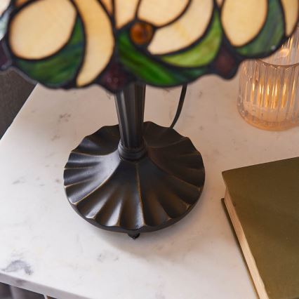 Endon 64195 - Lampada da tavolo Tiffany JAMELIA 1xE27/60W/230V Ø 31 cm